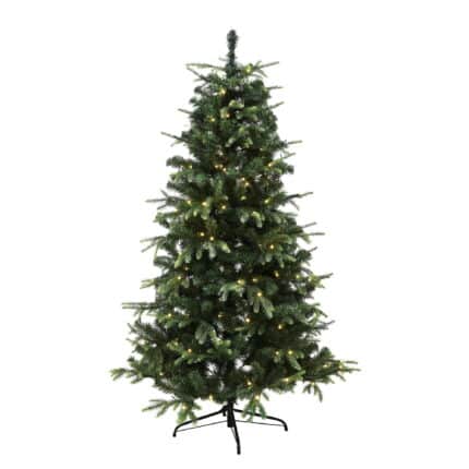 Juletræ kunstig PE/PVC "VIGA", 200 x 134 cm m/LED
