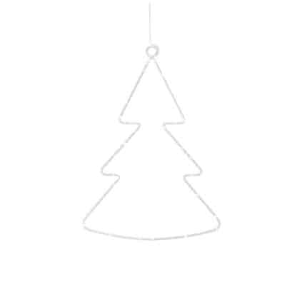 Sirius Liva juletræ pynt - hvid/30 cm
